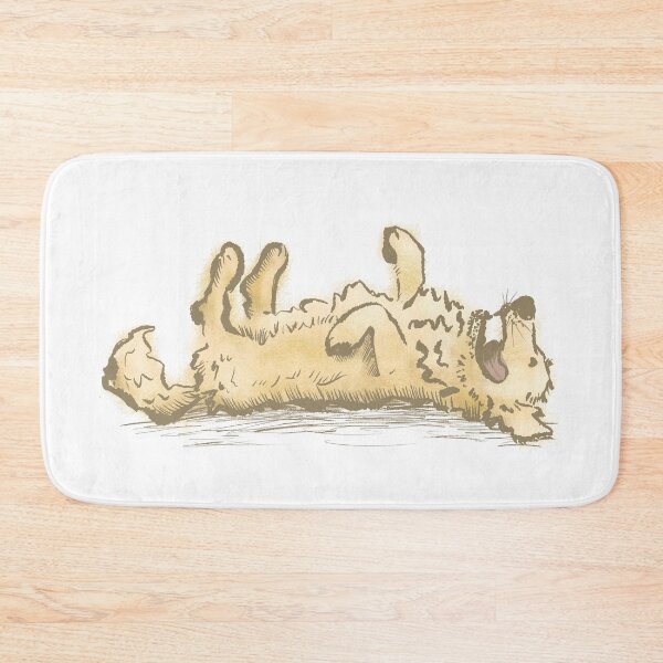 Item preview, Golden Retriever Belly-up in color designed and sold by Christine Philbrick.