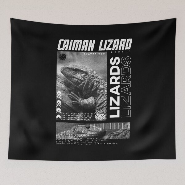 Item preview, Caiman Lizard Modern Streetwear Reptile Keeper designed and sold by JRRTs.