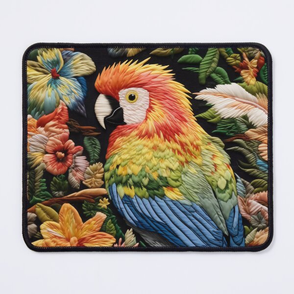 Item preview, Embroidery art flower and bird pattern poster 06 designed and sold by UnaWu533.