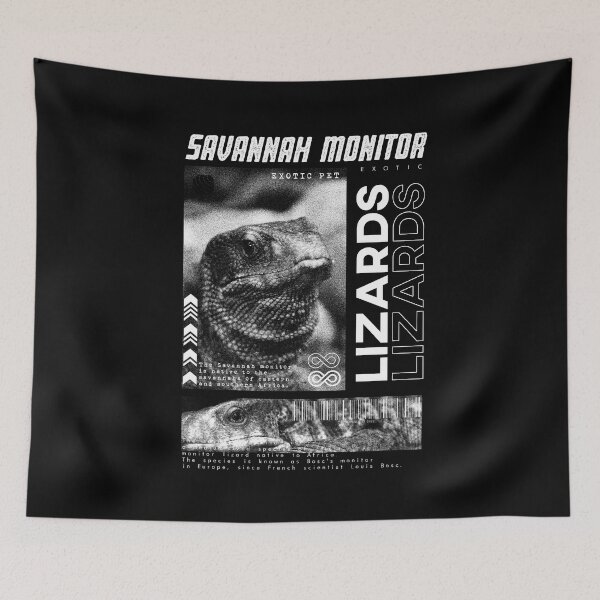 Artikelvorschau, Savannah Monitor Modern Streetwear Reptile Keeper entworfen und verkauft von JRRTs.