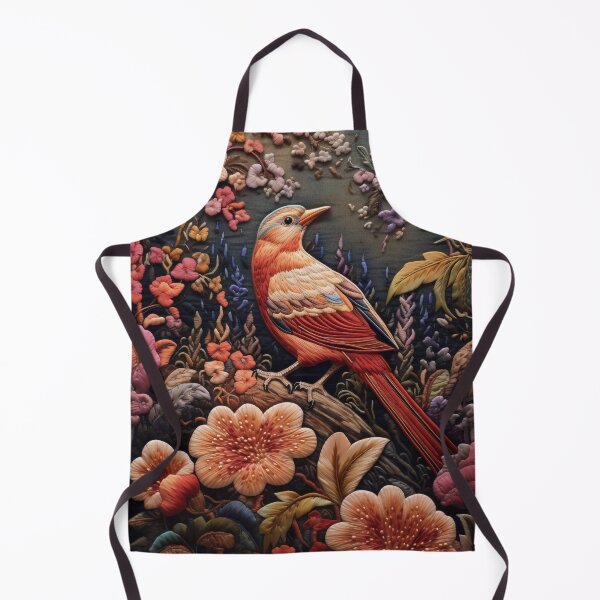 Item preview, Embroidery art flower and bird pattern poster 07 designed and sold by UnaWu533.