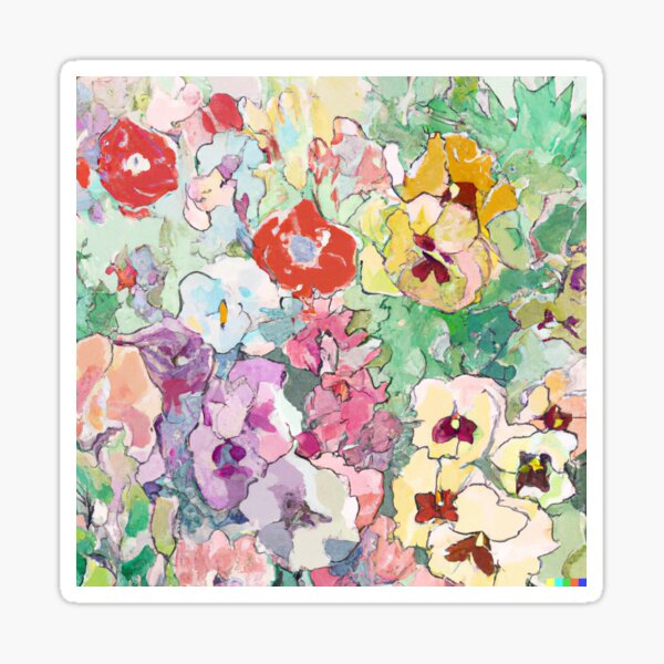 Blooming Flowers Sticker