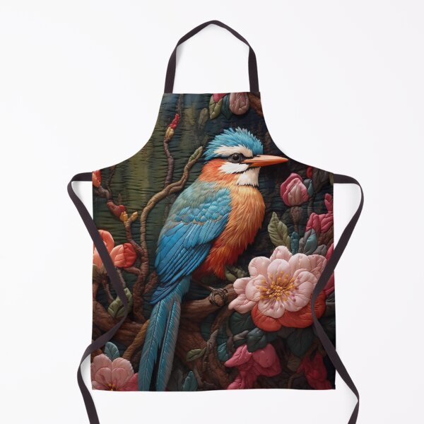 Item preview, Embroidery art flower and bird pattern poster 08 designed and sold by UnaWu533.