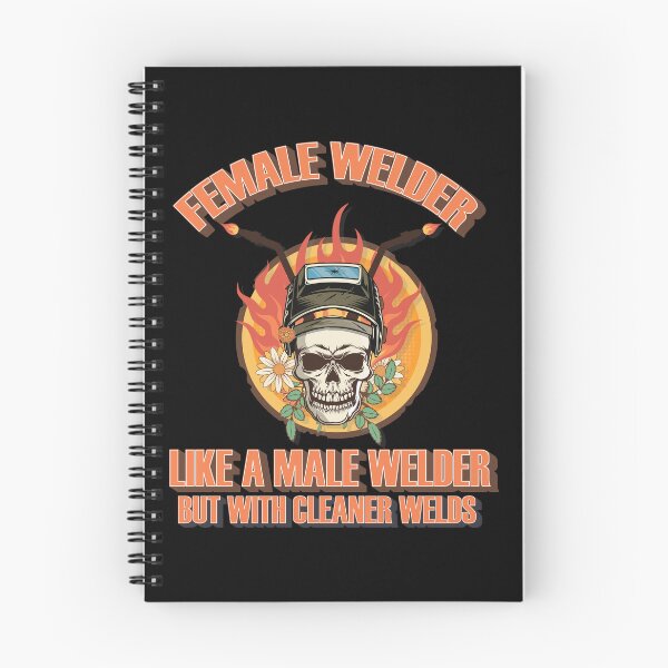 Item preview, Welders skull woman sarcastic floral retro female welder saying  designed and sold by HomeCoquette.