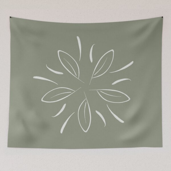 Item preview, Elements Seasons | Earth Leaves Spring | Abstract Line Illustration designed and sold by Menega  Sabidussi.
