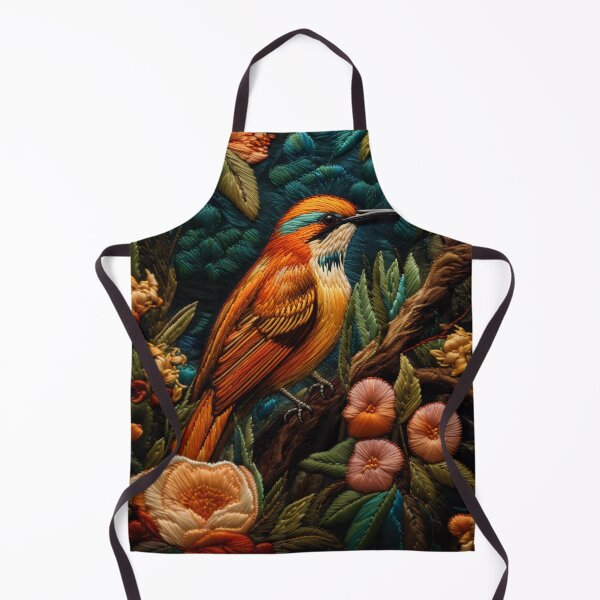 Item preview, Embroidery art flower and bird pattern poster 09 designed and sold by UnaWu533.