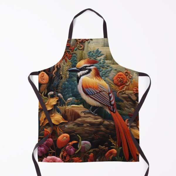 Item preview, Embroidery art flower and bird pattern poster 10 designed and sold by UnaWu533.