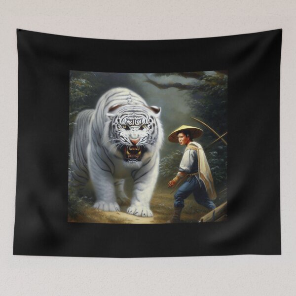 Item preview, Chinese White Tiger (25) designed and sold by CrankyOldDude.