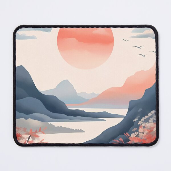 Item preview, Beautiful sunrise illustration designed and sold by Cahlie Li.