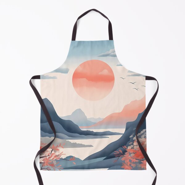 Item preview, Beautiful sunrise illustration designed and sold by Cahlie Li.