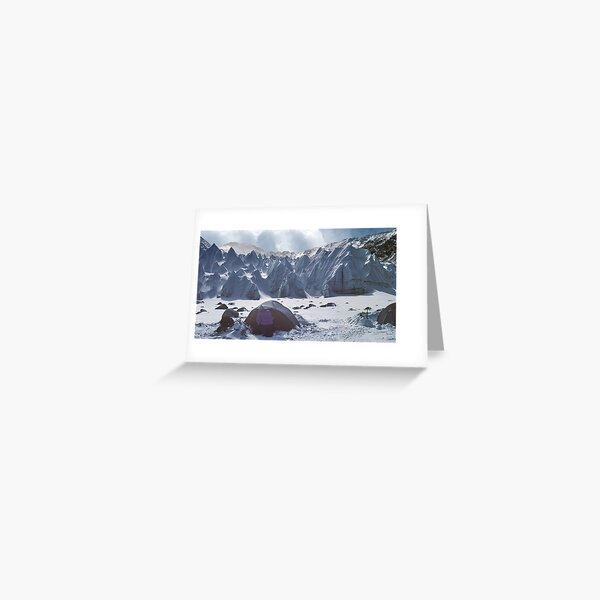 Shishapangma basecamp, Tibet Greeting Card