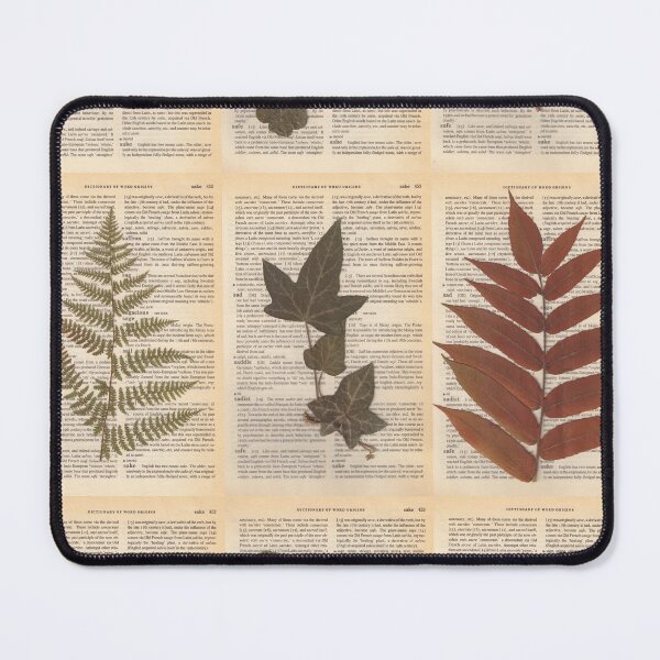 Item preview, Pressed leaves on old book pages designed and sold by Julianum.