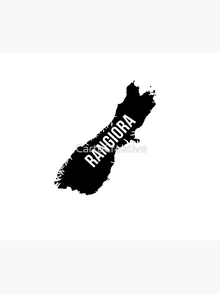 "Rangiora, New Zealand Silhouette" Poster for Sale by CartoCreative