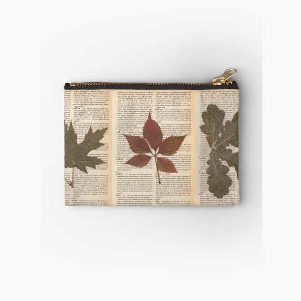 Item preview, Pressed leaves on old book pages designed and sold by Julianum.