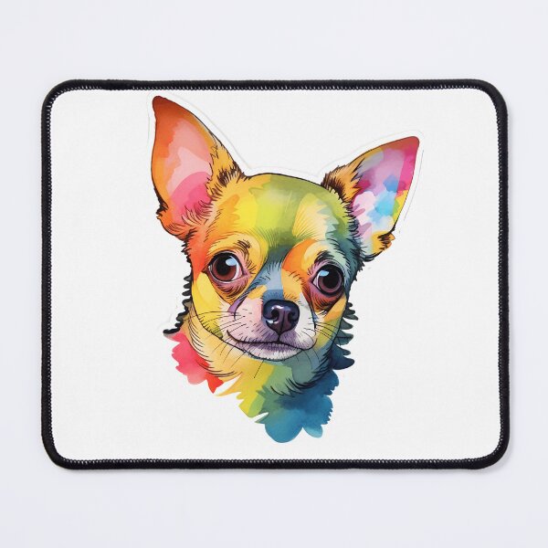 Item preview, Colorful Chihuahua Head designed and sold by NoJustice73.