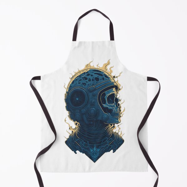 Item preview, astronaut skull in a space helmet designed and sold by madalhazared.