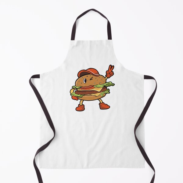 Item preview, hamburger boy happy character cartoon   designed and sold by StairheadStore.