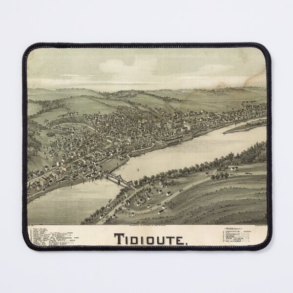Item preview, Tidioute, Pennsylvania (1896) designed and sold by allhistory.