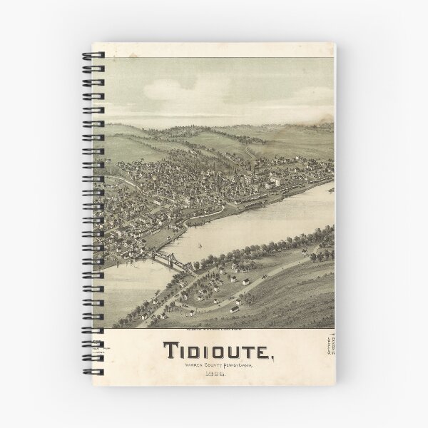 Item preview, Tidioute, Pennsylvania (1896) designed and sold by allhistory.