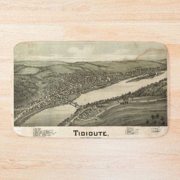 Item preview, Tidioute, Pennsylvania (1896) designed and sold by allhistory.