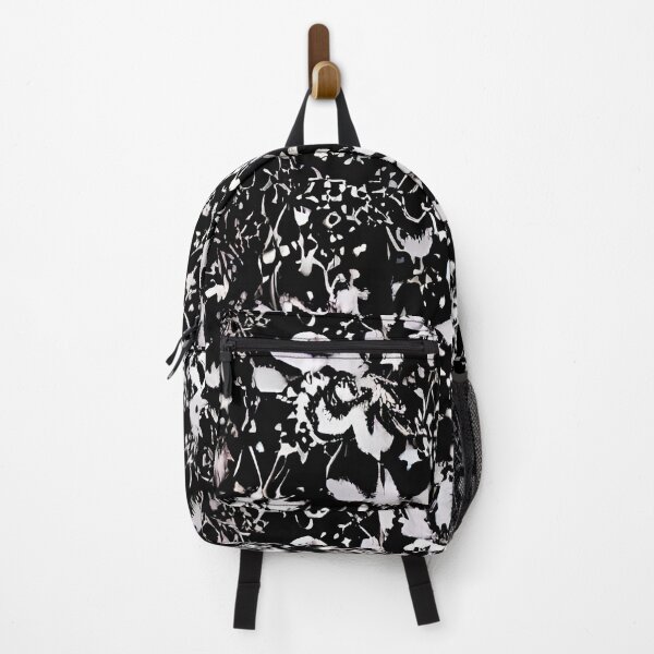 Item preview, Black and White Floral designed and sold by Poetic Patterns Studio.