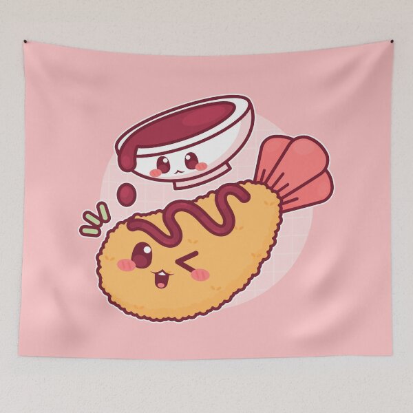Item preview, Shrimp x Shoyu designed and sold by kawaiistudio.