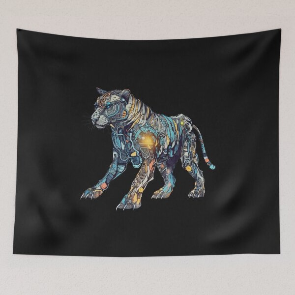 Item preview, Cyborg Tiger designed and sold by hamishby.
