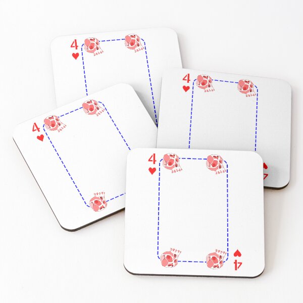 Item preview, 4 of hearts designed and sold by m-yoga-store.