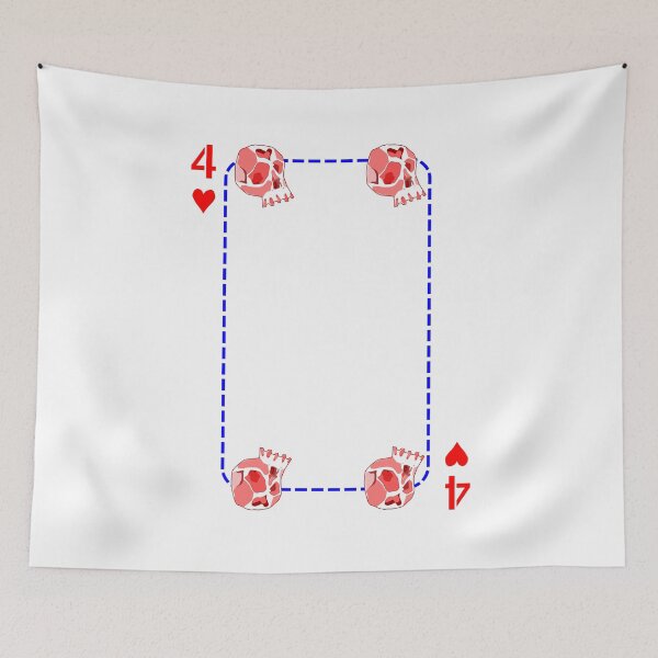 Item preview, 4 of hearts designed and sold by m-yoga-store.