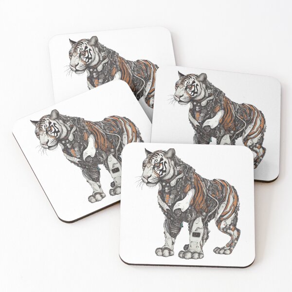 Item preview, Cyborg Tiger designed and sold by hamishby.