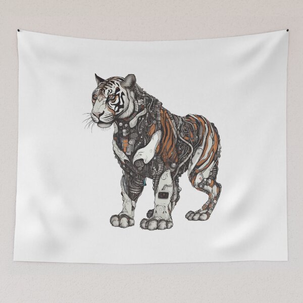 Item preview, Cyborg Tiger designed and sold by hamishby.