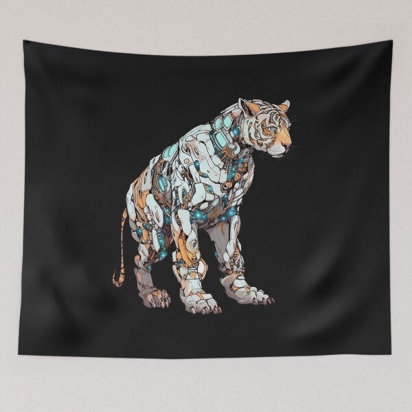 Item preview, Cyborg Tiger designed and sold by hamishby.