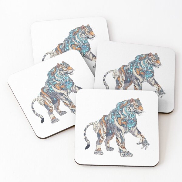 Item preview, Cyborg Tiger designed and sold by hamishby.