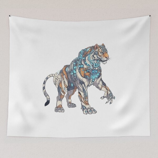 Item preview, Cyborg Tiger designed and sold by hamishby.