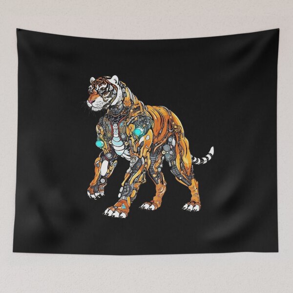 Item preview, Cyborg Tiger designed and sold by hamishby.