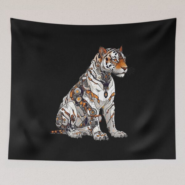 Item preview, Cyborg Tiger designed and sold by hamishby.