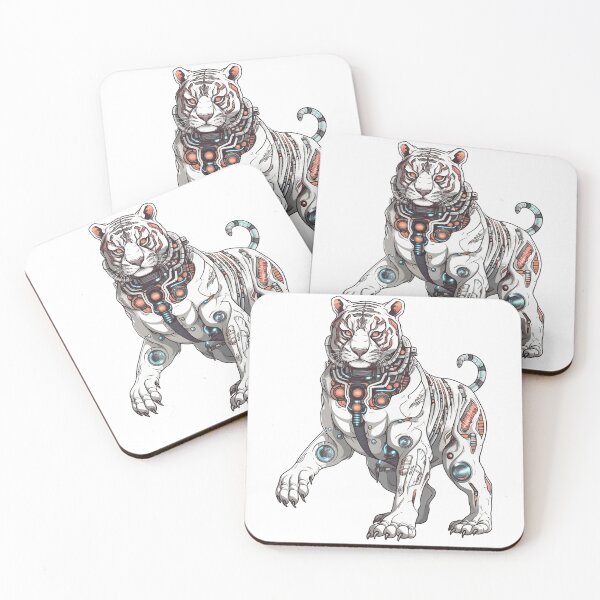 Item preview, Cyborg Tiger designed and sold by hamishby.