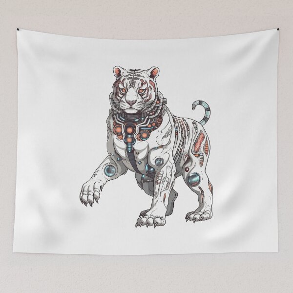 Item preview, Cyborg Tiger designed and sold by hamishby.