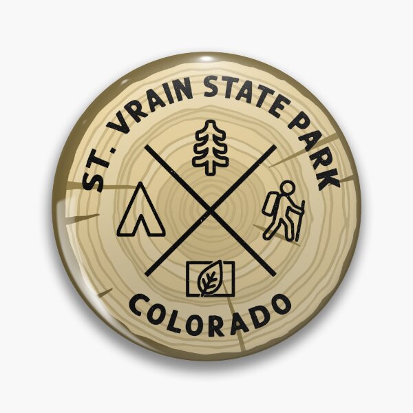 Item preview, St. Vrain State Park Colorado Log Slice designed and sold by VanyaKar.