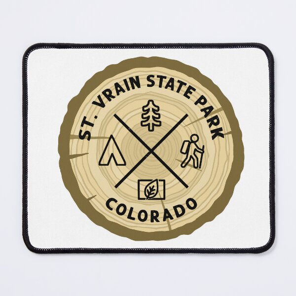 Item preview, St. Vrain State Park Colorado Log Slice designed and sold by VanyaKar.