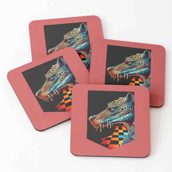 Item preview,  Checkmate with Our Psychedelic Chess Crocodile Design on Various Products! designed and sold by DaiInMetropolis.