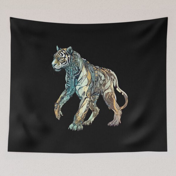 Item preview, Cyborg Tiger designed and sold by hamishby.