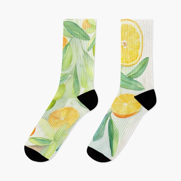 Item preview, Citrus watercolor pattern. Orange, lime, olives pattern. Summer vibe designed and sold by DO-artbyDeliaO.