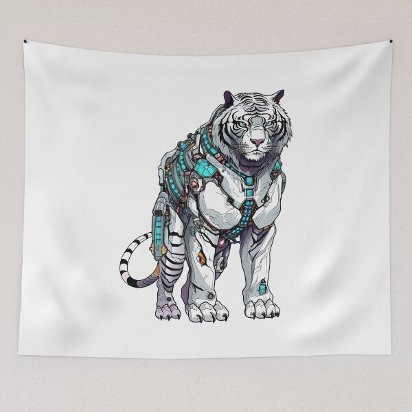 Item preview, Cyborg Tiger designed and sold by hamishby.