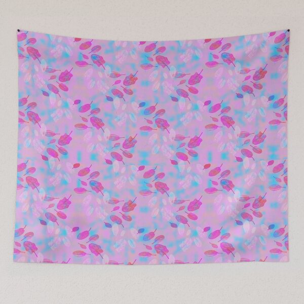 Item preview, GROOVY PINK Floating Leaves designed and sold by ZENDYtechSTYLE.
