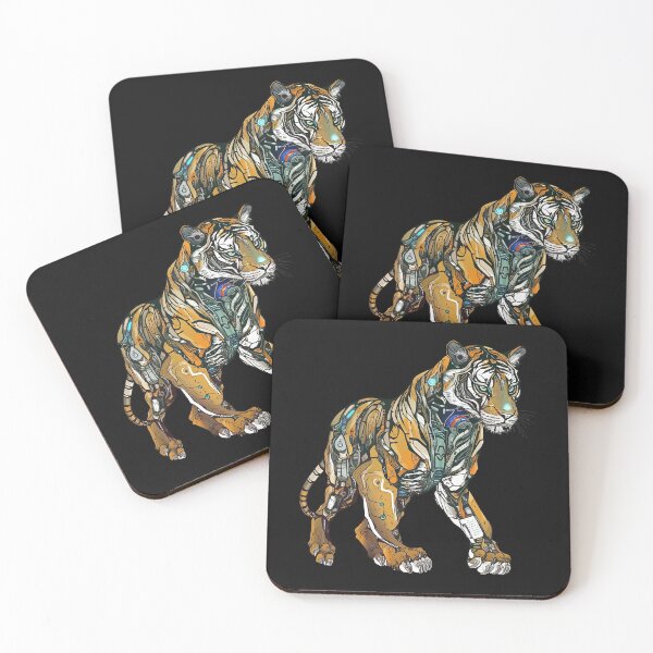 Item preview, Cyborg Tiger designed and sold by hamishby.