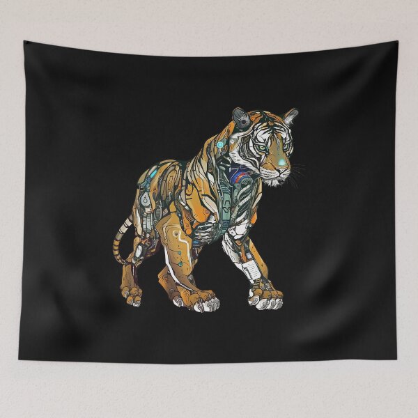 Item preview, Cyborg Tiger designed and sold by hamishby.