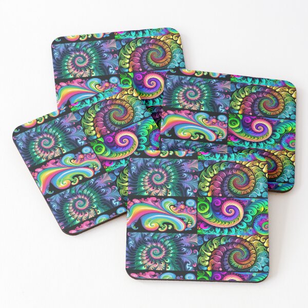Item preview, Genghis Vagr A vibrant island pattern reminiscent of 1960 - Boho hippie designed and sold by Earth Nature Creations.