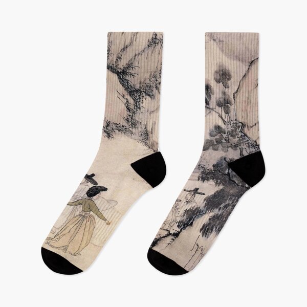 Item preview, Korean Painting Minhwa Enjoy the Coolness in Summer designed and sold by tangerinemars.