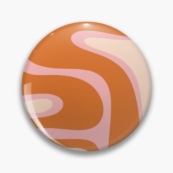 Item preview, Copacetic Retro Abstract Pink Orange Cream designed and sold by kierkegaard.